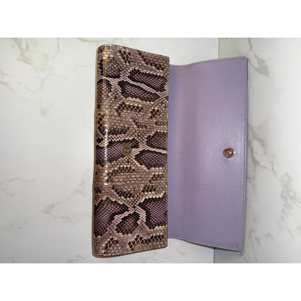 Gucci Python Continental Wallet With Horsebit Det… - image 3